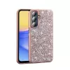 Samsung Galaxy A16 Kılıf Parlak Taşlı Tasarım Lopard Pırlanta Kapak