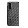 Samsung Galaxy A17 Kılıf Lopard Kamera Korumalı Karbon Desenli Negro Kapak Yüzey Kılıf