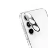 Samsung Galaxy A35  Siyah Çerçeveli Lens Koruma Parlak Renkli Kamera Koruyucu CL-08 Cam 3D-Kamera-Cam