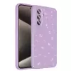 Samsung Galaxy A36 Kılıf Simli Işılıtılı Renkli Parlak Kamera Korumalı Silikon Kapak Koton