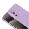 Samsung Galaxy A36 Kılıf Simli Işılıtılı Renkli Parlak Kamera Korumalı Silikon Kapak Koton