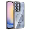 Samsung Galaxy A36 Kılıf Standlı Ve Kamera Lens Hediyeli M-safe Şarj Özellikli Lopard Etro Kapak