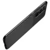 Samsung Galaxy A52 Kılıf Lopard Kamera Korumalı Karbon Desenli Negro Kapak Orijinal Yüzey Kılıf