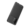 Samsung Galaxy A52 Kılıf Lopard Kamera Korumalı Karbon Desenli Negro Kapak Orijinal Yüzey Kılıf
