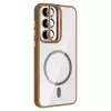 Samsung Galaxy A55 Kılıf Standlı Kamera Lens Koruma Hediyeli Magsafe Şarj Lopard Etro Kapak Koruyucu