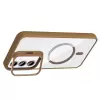 Samsung Galaxy A55 Kılıf Standlı Kamera Lens Koruma Hediyeli Magsafe Şarj Lopard Etro Kapak Koruyucu