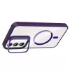 Samsung Galaxy A55 Kılıf Standlı Kamera Lens Koruma Hediyeli Magsafe Şarj Lopard Etro Kapak Koruyucu