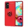 Samsung Galaxy A72 Kılıf Lopard Kamera Korumalı Yüzüklü Standlı Koruyucu Orjinal Kalite Ravel