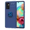 Samsung Galaxy A72 Kılıf Lopard Kamera Korumalı Yüzüklü Standlı Koruyucu Orjinal Kalite Ravel