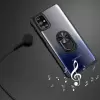 Samsung Galaxy M31S Kılıf Lopard Military Armor Köşe Korumalı Şeffaf Metal Yüzüklü Standlı Mola Zırhlı
