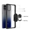 Samsung Galaxy M31S Kılıf Lopard Military Armor Köşe Korumalı Şeffaf Metal Yüzüklü Standlı Mola Zırhlı
