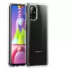 Samsung Galaxy M51 Coss Sert Darbe Emici Silikon Şeffaf Kamera Korumalı Arka Kapak