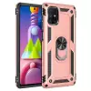 Samsung Galaxy M51 Kılıf Lopard Kamera Korumalı Sürgülü Yüzüklü Orjinal Tasarım Armor Vega