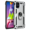 Samsung Galaxy M51 Kılıf Lopard Kamera Korumalı Sürgülü Yüzüklü Orjinal Tasarım Armor Vega