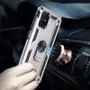 Samsung Galaxy M51 Kılıf Lopard Kamera Korumalı Sürgülü Yüzüklü Orjinal Tasarım Armor Vega