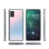 Samsung Galaxy M51 Kılıf Lopard Nitro Antishock Köşe Koruma Darbe Emici Şeffaf Orjinal Doku Silikon