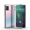 Samsung Galaxy M51 Kılıf Lopard Nitro Antishock Köşe Koruma Darbe Emici Şeffaf Orjinal Doku Silikon