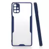 Samsung Galaxy M51 Kılıf Parfe Silikon Kapak Kamera Korumalı Kılıf Ultra Ince Buzlu Mat Renkli