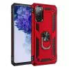 Samsung Galaxy S20 FE Kılıf Lopard Kamera Korumalı Sürgülü Yüzüklü Orjinal Tasarım Armor Vega