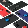 Samsung Galaxy S21 Kılıf Lopard Kamera Korumalı Yüzüklü Standlı Koruyucu Orjinal Kalite Ravel