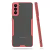 Samsung Galaxy S21 Kılıf Parfe Silikon Kapak Kamera Korumalı Kılıf Ultra Ince Buzlu Mat Renkli