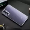 Samsung Galaxy S21 Plus Coss Sert Darbe Emici Silikon Şeffaf Kamera Korumalı Arka Kapak