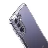Samsung Galaxy S21 Plus Coss Sert Darbe Emici Silikon Şeffaf Kamera Korumalı Arka Kapak