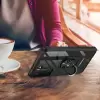 Samsung Galaxy S21 Plus Kılıf Lopard Military Armor Köşe Korumalı Şeffaf Metal Yüzüklü Standlı Mola Zırhlı