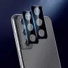 Samsung Galaxy S21 Plus Lopard Lens Koruma Parlak Renkli Kamera Koruyucu Cam Filmi