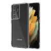 Samsung Galaxy S21 Ultra Kılıf Lopard Nitro Antishock Köşe Koruma Darbe Emici Şeffaf Orjinal Doku Silikon