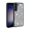 Samsung Galaxy S23 Kılıf Kamera Korumalı Parlak Taşlı Kapak Ston