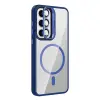 Samsung Galaxy S24 Fe Kılıf Standlı Kamera Lens Koruma Hediyeli Magsafe Şarj Lopard Etro Kapak Koruyucu