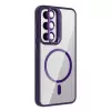 Samsung Galaxy S24 Fe Kılıf Standlı Kamera Lens Koruma Hediyeli Magsafe Şarj Lopard Etro Kapak Koruyucu