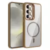 Samsung Galaxy S24 Kılıf Standlı Kamera Lens Koruma Hediyeli Magsafe Şarj Lopard Etro Kapak Koruyucu