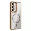 Samsung Galaxy S24 Kılıf Standlı Kamera Lens Koruma Hediyeli Magsafe Şarj Lopard Etro Kapak Koruyucu