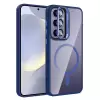 Samsung Galaxy S24 Plus Kılıf Standlı Kamera Lens Koruma Hediyeli Magsafe Şarj Lopard Etro Kapak Koruyucu