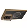 Samsung Galaxy S24 Ultra Kılıf Standlı Kamera Lens Koruma Hediyeli Magsafe Şarj Lopard Etro Kapak Koruyucu