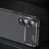 Samsung Galaxy S25 Edge Kılıf Lopard Kamera Korumalı Karbon Desenli Negro Kapak Yüzey Kılıf