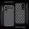 Samsung Galaxy S25 Edge Kılıf Lopard Kamera Korumalı Karbon Desenli Negro Kapak Yüzey Kılıf