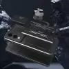 Samsung Galaxy S25 Edge Kılıf Magnetik Standlı Kamera Korumalı Lopard Sürgülü Kamera Korumalı Yüzüklü Tasarım Armor Vega