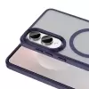 Samsung Galaxy S25 Edge Kılıf Magsafe Şarj Özellikli Mat Arka Yüzey Lopard Sio Kapak
