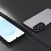 Samsung Galaxy S25 Edge Kılıf Tuşlu Mat Parmak Izi Yapmaz Kamera Korumalı Sert Silikon Hux