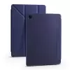 Samsung Galaxy Tab A7 10.4 T500 2020 Kılıf Lopard Tri Folding Kalem Bölmeli Standlı Kılıf