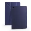 Samsung Galaxy Tab S6 Lite P610 Kılıf Lopard Tri Folding Kalem Bölmeli Standlı Kılıf