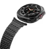 Samsung Galaxy Watch Ultra 47mm Karbon Fiber Pitaka Modern Series Black-grey Twill Kordon