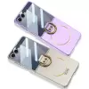 Samsung Galaxy Z Flip 7 Kılıf Magsafe Şarj Özellikli Lopard Kıpta Yüzüklü Flip Sert Kapak