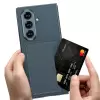 Samsung Galaxy Z Fold 7 Suni Deri Arka Yüzey Lopard Kartlıklı Kıpta Silikon Kapak