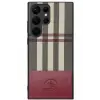 Santa Barbara Polo Racquet Club Samsung Galaxy S23 Ultra Plaid Kapak - Kırmızı