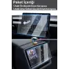 Tesla Model Y Juniper 2025 Parmak İzi Önleyici Nano Ekran Koruyucu Ön ve Yolcu Ekranı İçin 2in1 (Ön 15,4/Arka 8) Dokunmatik Ekran Temperli Cam Koruyucu