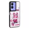 ViVo Y17s Case Shining Embossed  Amas Silicone Cover with Iconic Figure